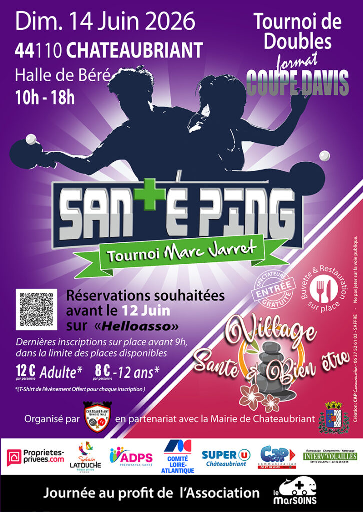 Affiche 2026 Tennisdetable